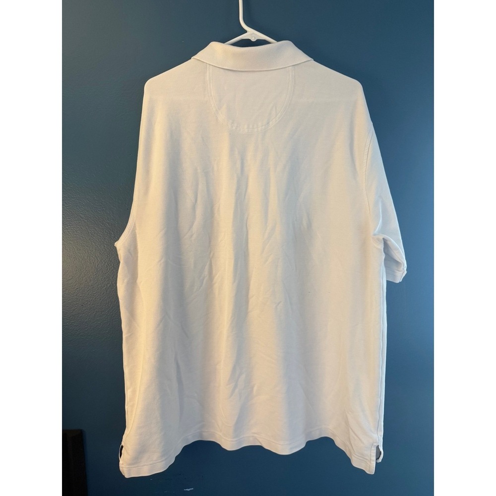 IZOD Advantage Polo Shirt Mens 2XL White Short Sleeve The Advantage Polo